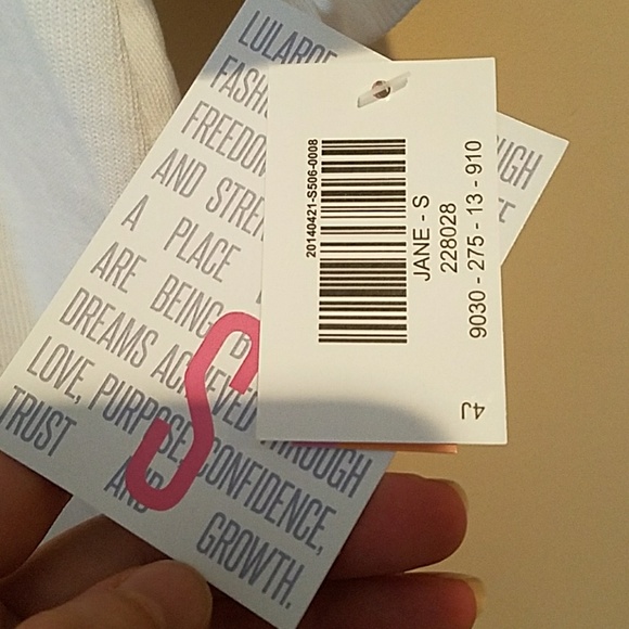 2018 LuLaRoe Americana Jane Super Rare White! - Picture 2 of 4